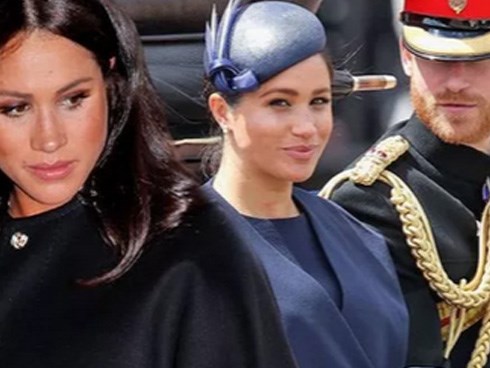 Bí mật ẩn chứa đằng sau những trang phục tối màu như đưa đám của Meghan Markle, ám chỉ cuộc sống hôn nhân hoàng gia không đẹp như mơ
