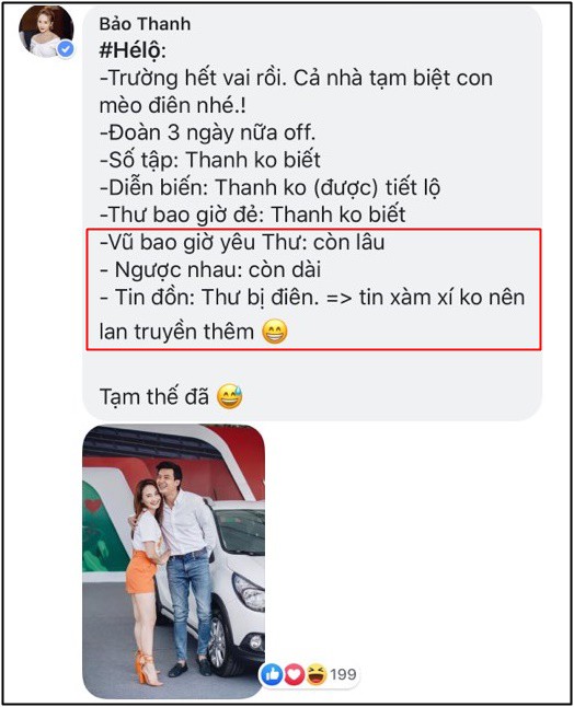 Bảo Thanh gọi Quốc Trường bằng biệt danh đặc biệt, tiện spoil thời điểm Thư - Vũ yêu và sự thật tình tiết Thư bị điên-1