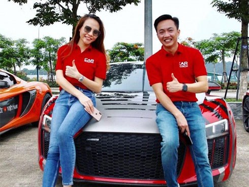 Đàm Thu Trang khoe khéo thân hình thọn gọn khi chụp cùng Cường Đô la sau khi than thở chuyện tăng cân không kiểm soát