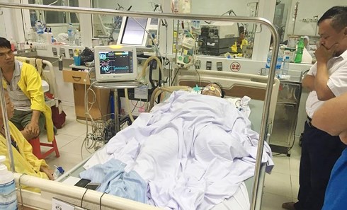 Một thầy giáo bị tai nạn giao thông nguy kịch khi làm nhiệm vụ tuyển sinh lớp 10-1