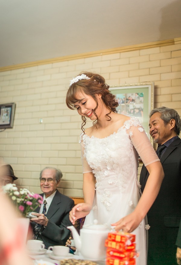 Huyền Lizzie từng có một đám cưới hết mực giản dị thế này vào năm 2014 với người chồng bị hiểu lầm là đại gia-1