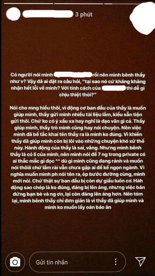 Nữ sinh Sài Gòn trong vụ đạo 80% bài luận: Mình có giải Nhất văn Thành phố nên đủ độ lì để vượt qua thị phi-7