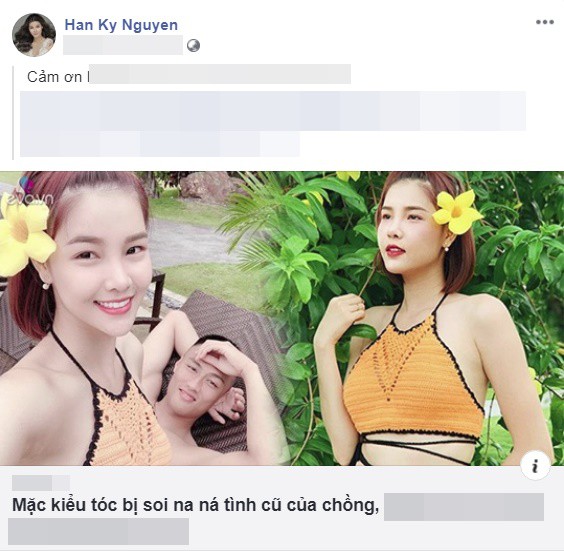 Share bài viết có nhắc đến người yêu cũ của chồng - Ly Kute, Kỳ Hân không ngờ bị dân mạng phản ứng thế này-1