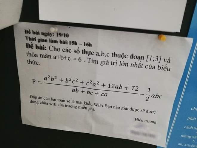 Chuyện lạ có thật: Ngôi trường mỗi tuần ra một câu hỏi toán để tìm pass wifi, học sinh chẳng mấy chốc mà trở thành chuyên Toán!-1