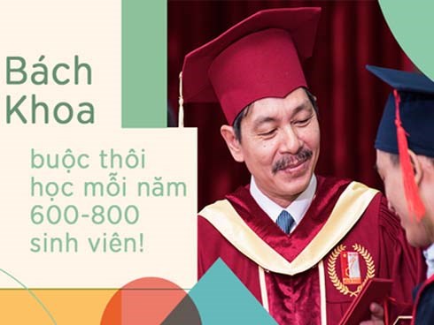 Phó Hiệu trưởng ĐH Bách khoa: Mỗi năm trường đuổi từ 600-800 sinh viên, Thủ khoa hay giải Quốc tế vào đây đều không giữ được phong độ