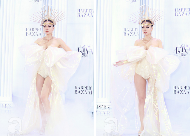 Thu Minh hoá nữ thần, tự tin khoe ngực khủng trên thảm đỏ chứng tỏ đẳng cấp chị đại ở tuổi 42-2