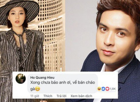 Đi sự kiện mà cũng không yên, Bảo Anh đang mải tạo dáng thì bị Hồ Quang Hiếu giục về... bán cháo gà