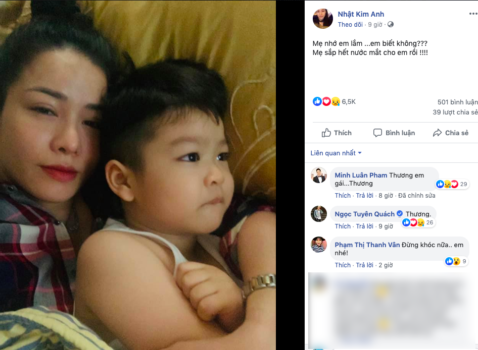 Hậu ly hôn, Nhật Kim Anh bày tỏ tâm trạng u uất, khóc hết nước mắt vì nhớ con-1