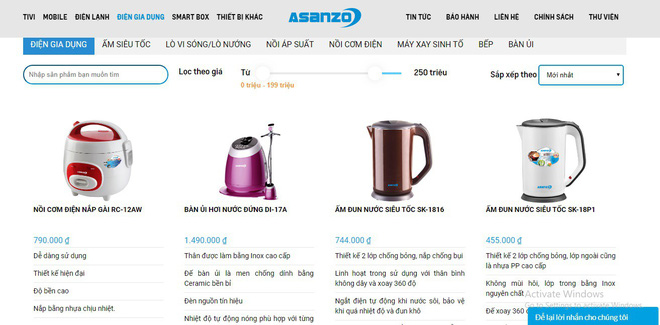 Asanzo đang bán những gì tại Việt Nam?-2