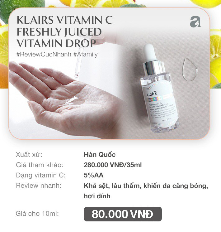 8 loại serum vitamin C ngừa da nám và chống lão hóa giá dưới 350k mà chị em nào cũng cần trong công cuộc chống già”-3