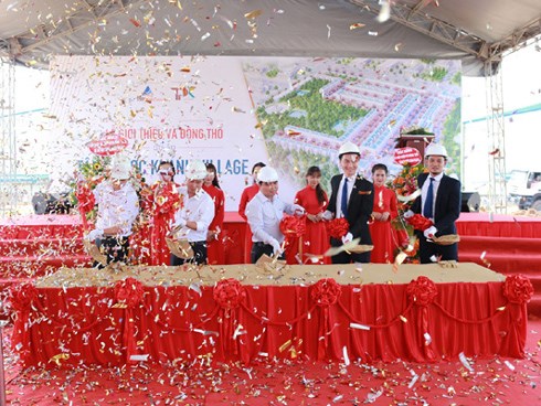 Hàng trăm khách dự Lễ động thổ Tân Phước Khánh Village