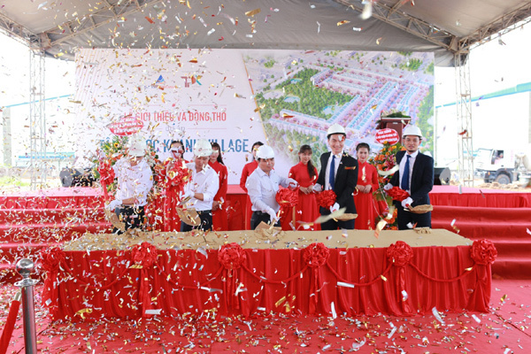 Hàng trăm khách dự Lễ động thổ Tân Phước Khánh Village-1