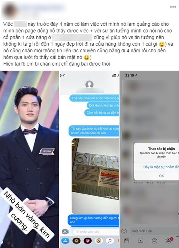 Chàng trai tiệm vàng được Lê Lộc lựa chọn trong Người ấy là ai bị tố trốn nợ và nói dối trắng trợn trên sóng truyền hình?-3