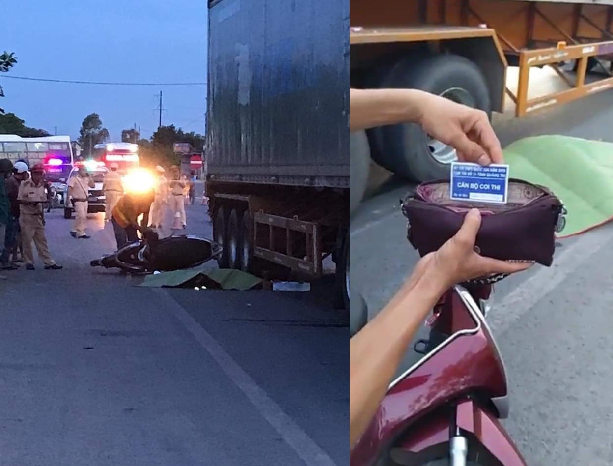 Nữ cán bộ coi thi tử nạn thương tâm, để lại 2 con nhỏ tật nguyền-1