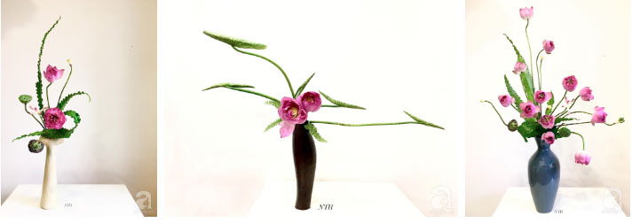 Níu giữ hương mùa hạ với những bình hoa sen đẹp dịu dàng trong tổ ấm của 3 người phụ nữ đảm ở Hà Nội-22