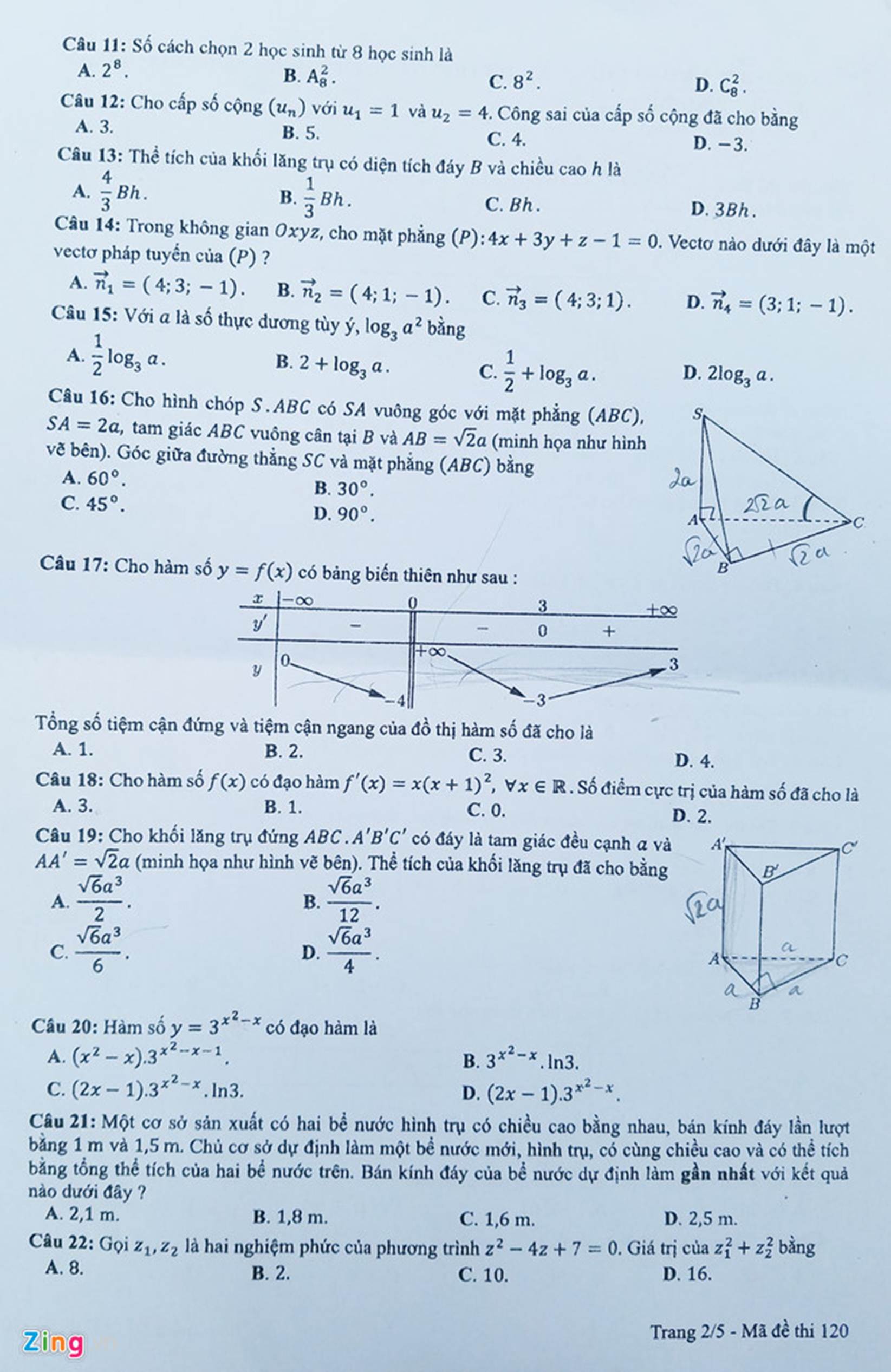 Đề thi THPT quốc gia 2019 môn Toán: Nhiều thí sinh tự tin đạt điểm 8, 9 vì đề dễ bất ngờ-7