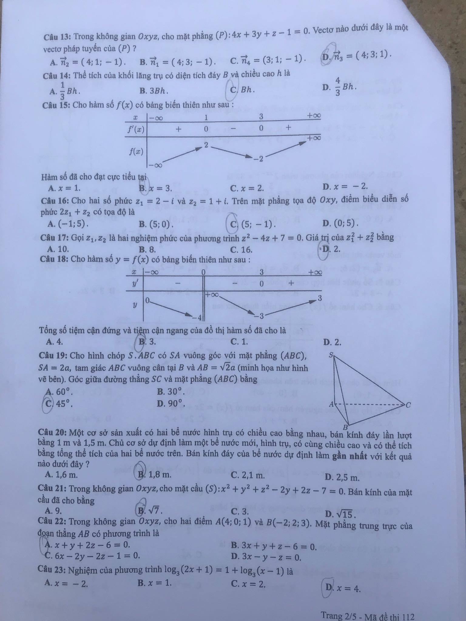 Đề thi THPT quốc gia 2019 môn Toán: Nhiều thí sinh tự tin đạt điểm 8, 9 vì đề dễ bất ngờ-12