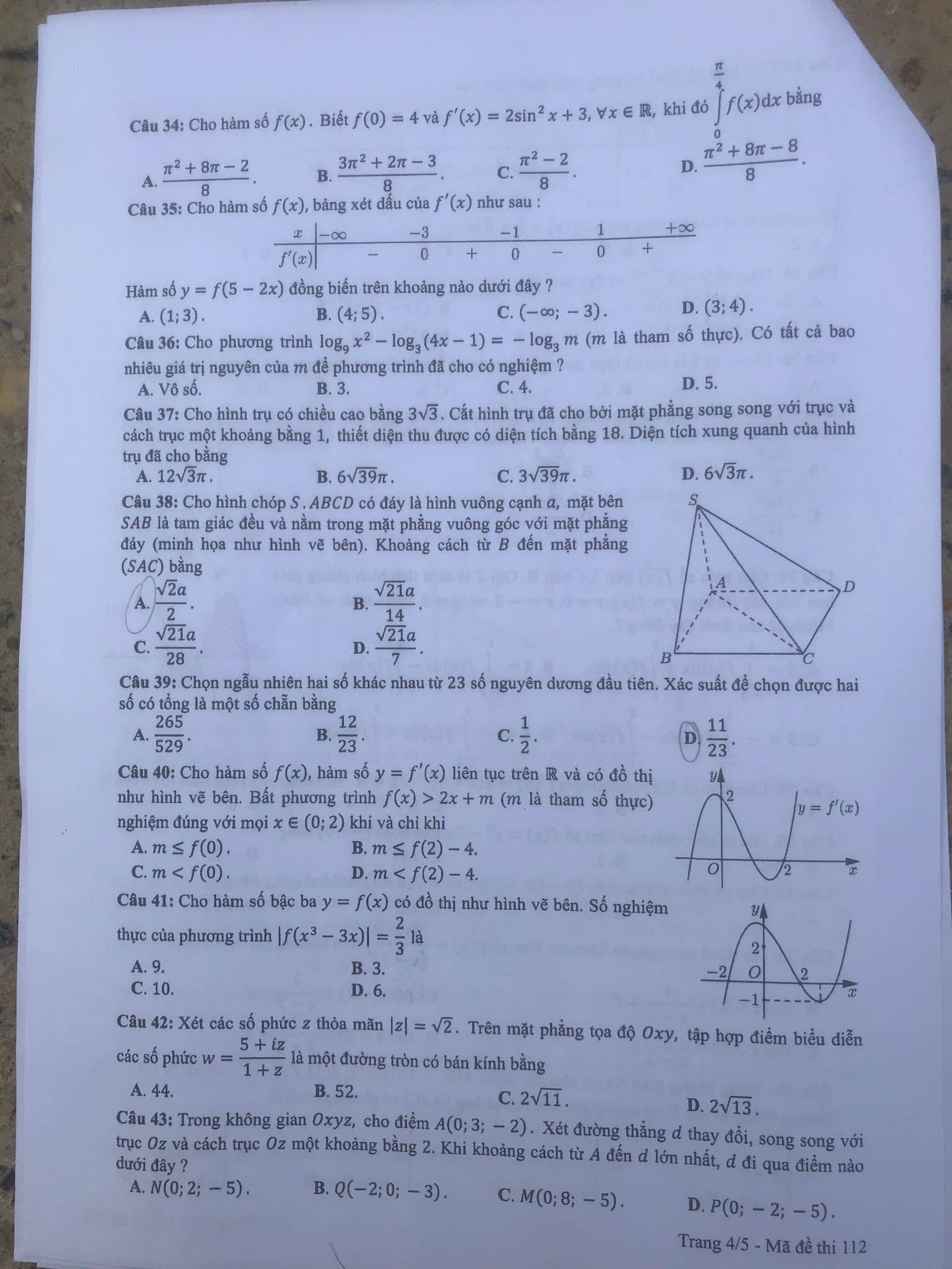Đề thi THPT quốc gia 2019 môn Toán: Nhiều thí sinh tự tin đạt điểm 8, 9 vì đề dễ bất ngờ-14