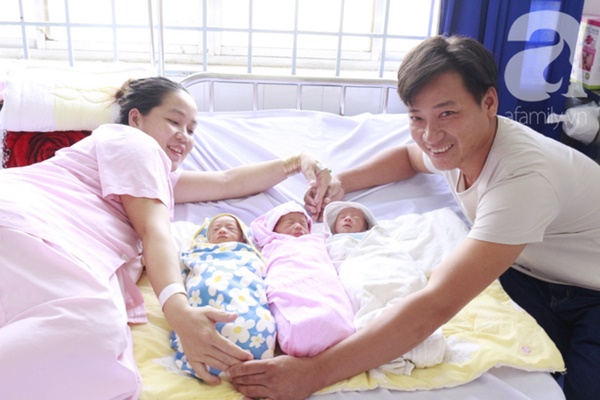 Một sản phụ mang 3 thai tự nhiên bị vỡ ối sớm, tiền sản giật nguy hiểm được mổ cấp cứu mẹ tròn con vuông-4