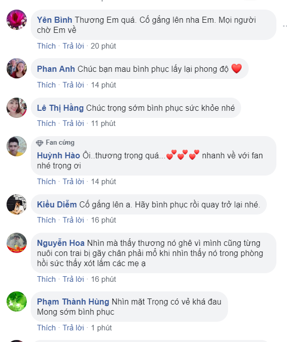 Những hình ảnh đầu tiên của Đình Trọng sau phẫu thuật đứt dây chằng khiến fan không khỏi xót xa-2