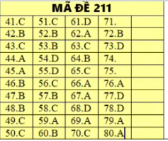 Đáp án đề thi môn Hoá học THPT quốc gia 2019 (tất cả 24 mã đề)-3