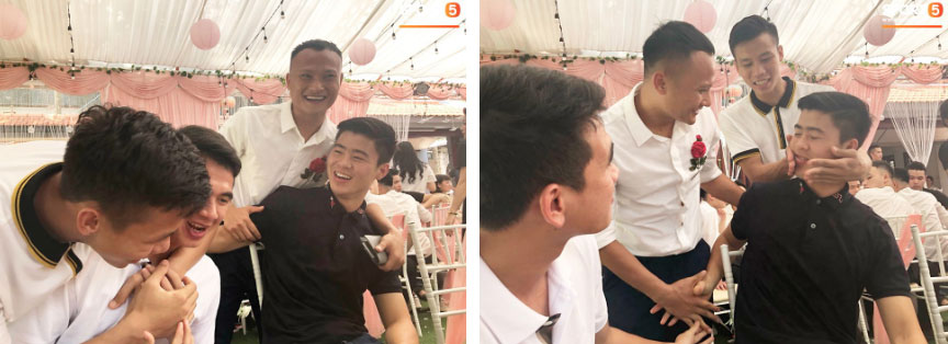 Gặp sự cố khi tới đám hỏi Bùi Tiến Dũng, Duy Mạnh đến muộn nhưng vẫn nổi bật theo cách của riêng mình-4