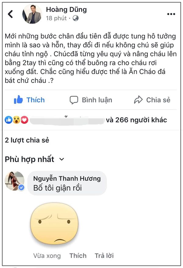 NSND Hoàng Dũng lên tiếng cảnh cáo một nữ diễn viên trẻ là hỗn, cư dân mạng hoang mang đồn đoán-2