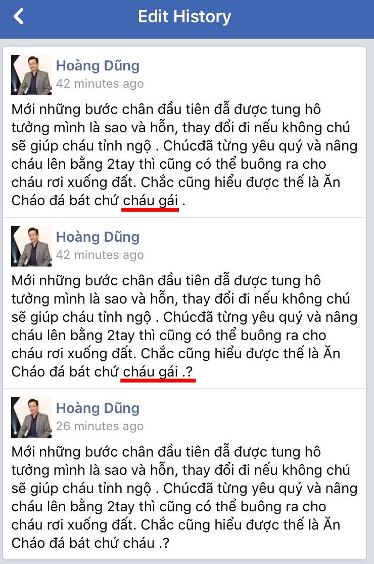 NSND Hoàng Dũng chỉ trích cháu gái mới nổi, bình luận réo tên tomboiloichoi liền bị xóa-3