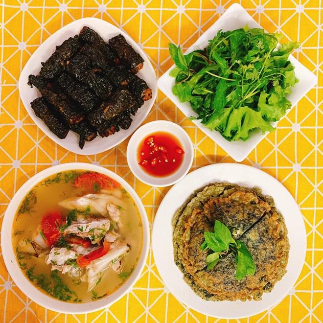 Gái Quảng Ninh lấy chồng cầu thủ, nấu bữa nào cũng hoành tráng khiến chồng đi xa chỉ muốn về-12