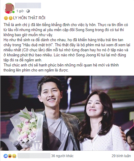 Cặp đôi cổ tích Song Joong Ki - Song Hye Kyo ly hôn, team bỉm sữa đau lòng, mẹ 4 con Hằng Túi cũng tiếc vật vã-5