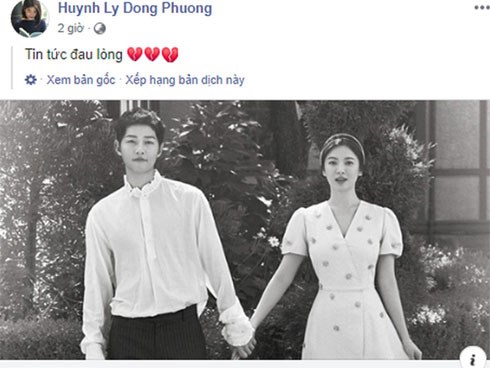 Cặp đôi cổ tích Song Joong Ki - Song Hye Kyo ly hôn, team bỉm sữa đau lòng, mẹ 4 con Hằng Túi cũng tiếc 