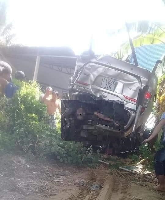 Tai nạn thảm khốc ở Bến Tre: Xe tải mất phanh tông vào ô tô 7 chỗ, nhiều người thương vong-4