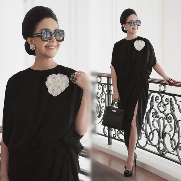 Hoa hậu Đặng Thu Thảo đẹp yêu kiều với sắc đen bí ẩn-4