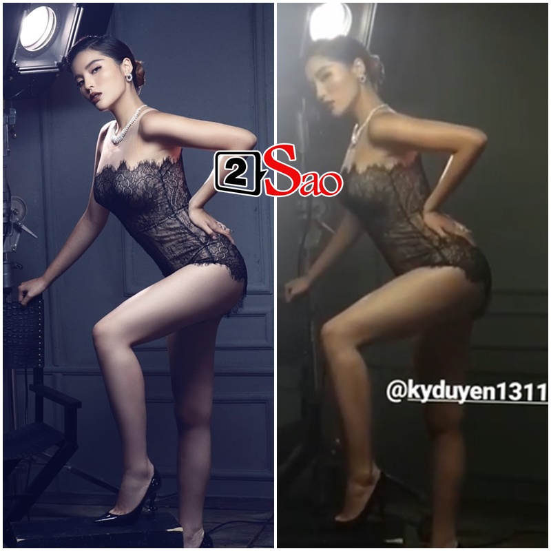 Kỳ Duyên liên tiếp lộ thân hình lúc thì vâm như lực sĩ, lúc lại xồ xề như bà đẻ-5