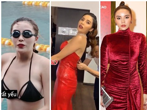 Từ ngày bị đồn yêu nhau, Kỳ Duyên - Minh Triệu tích cực khoe thân, nhiều lần bị chỉ trích phản cảm-8