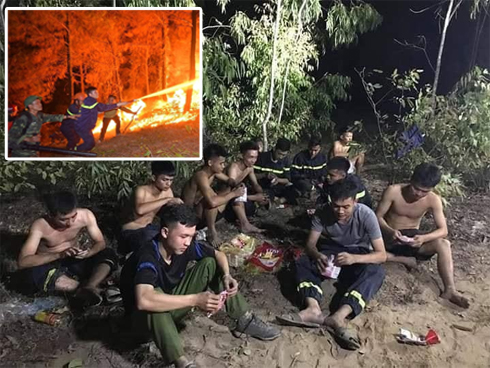 Lộ danh tính người đàn ông bị công an tạm giữ nghi gây ra vụ cháy rừng lớn nhất Hà Tĩnh-4