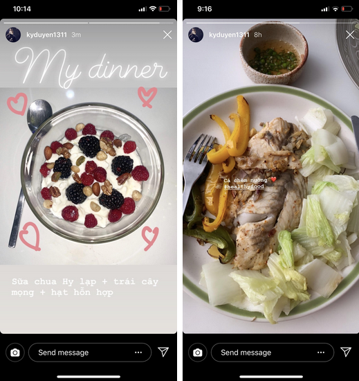 Kỳ Duyên tiết lộ đã giảm 6kg: Thực đơn không tinh bột, bữa tối ăn sữa chua với hạt hỗn hợp-3