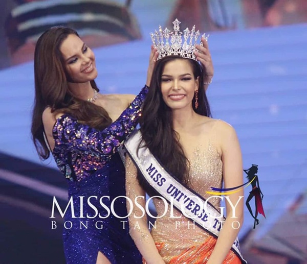 Mỹ nhân 25 tuổi vừa đăng quang Hoa hậu Hoàn vũ Thái: Con lai 2 dòng máu, lội ngược dòng ngoạn mục từ Á thành Hoa-2