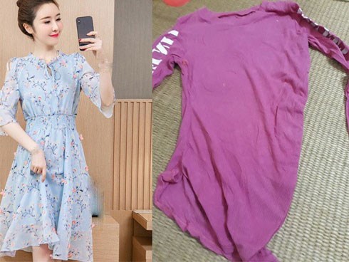 Tưởng mua online được chiếc váy hoa giá hời, mẹ trẻ