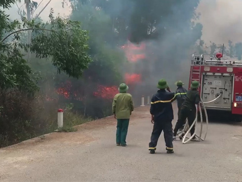 Quảng Bình lại xảy ra cháy rừng, 500 người nỗ lực vẫn chưa khống chế được lửa-3