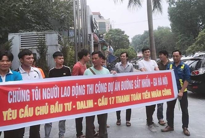 Công nhân nhiều dự án trọng điểm Hà Nội tố bị nợ lương cả năm-1
