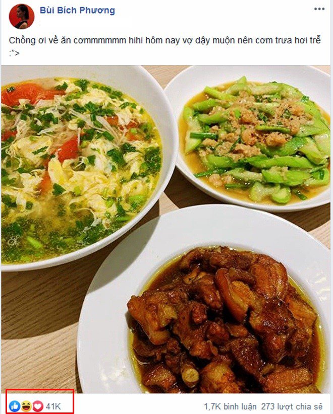 Ca sĩ Bích Phương gọi chồng về ăn cơm, hàng nghìn thanh niên đổ xô vào nhận vơ!-2