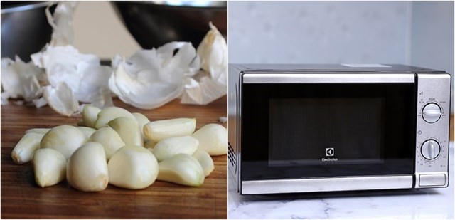Cho tỏi vào lò vi sóng ai cũng trố mắt, nhưng sau 20 giây bạn sẽ thấy ngay điều kỳ diệu-1
