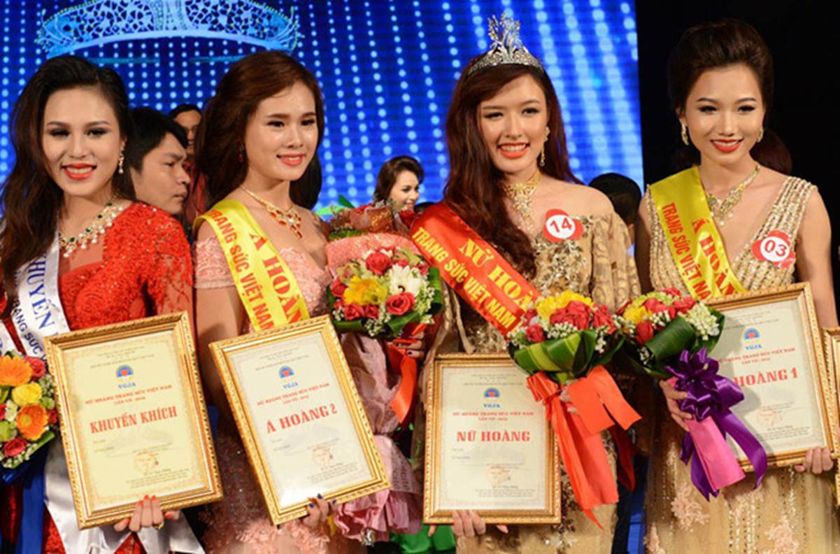 Nhan sắc bạn gái Trọng Đại qua 6 cuộc thi hoa hậu-1