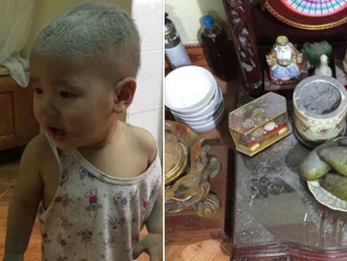 Thấy con im lặng bất thường, mẹ từ bếp chạy vào thấy cảnh tượng 