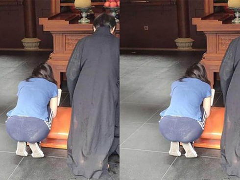 Mặc bikini bé xíu rồi lái xe máy giữa trời mưa, cô gái khiến dân tình nóng mắt-2