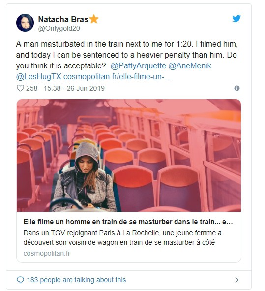 Quay phim vạch trần người đàn ông tự sướng trên tàu, người phụ nữ đối mặt với án tù cùng mức phí phạt cao hơn cả kẻ biến thái-3