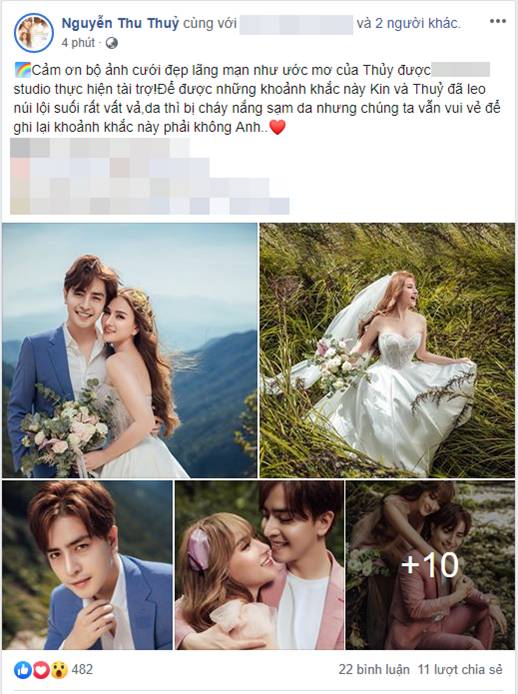 Khẳng định không cưới chạy bầu, ảnh cưới của Thu Thủy vẫn tiếp tục khiến dân mạng hoài nghi khi nhìn đến vòng 2-1