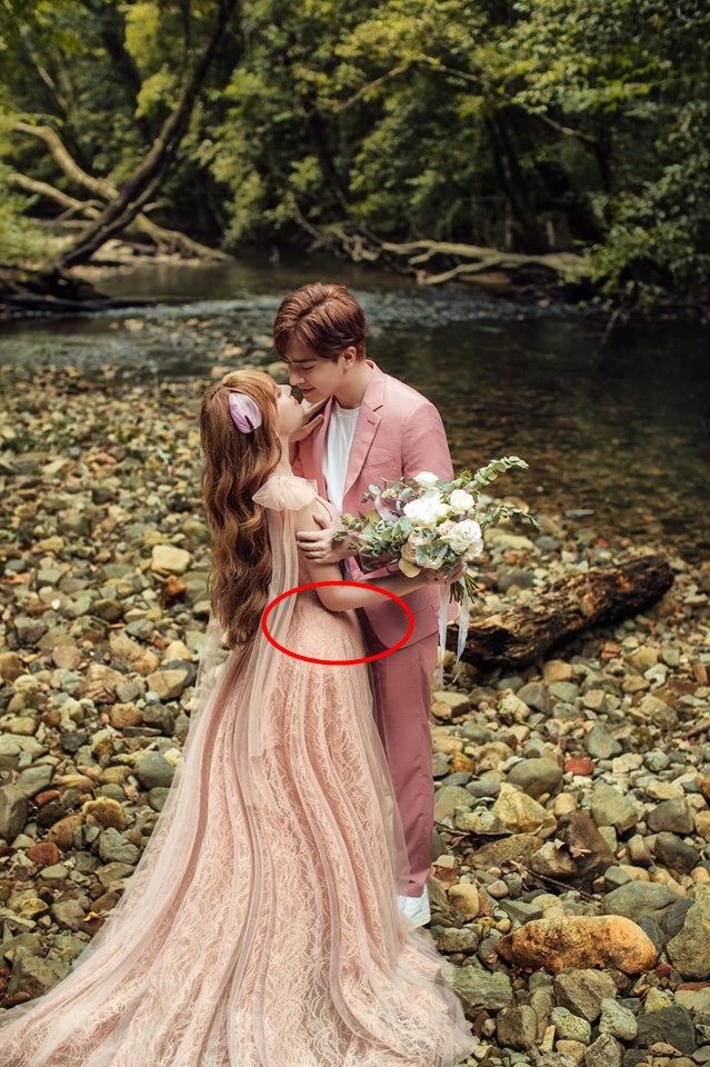 Khẳng định không cưới chạy bầu, ảnh cưới của Thu Thủy vẫn tiếp tục khiến dân mạng hoài nghi khi nhìn đến vòng 2-7