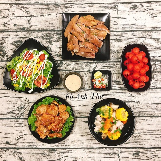 Mẹ đảm khoe những bữa cơm hàng ngày đầy ắp món như có khách cho nhà 4 người-13